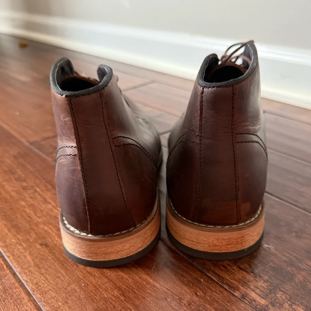 Leather Chukka Dress Shoes Boots
